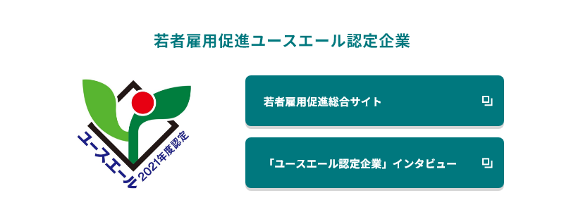 若者雇用促進ユースエール認定企業